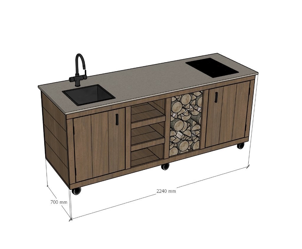Buitenkeuken, Ophalen of Verzenden, Nieuw