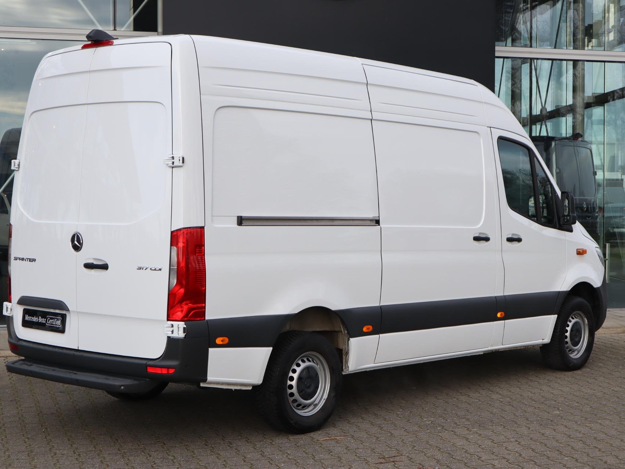 Mercedes-Benz Sprinter 317 CDI L2H2 LED AUT., Auto's, Automaat, 4 cilinders, Wit, Diesel
