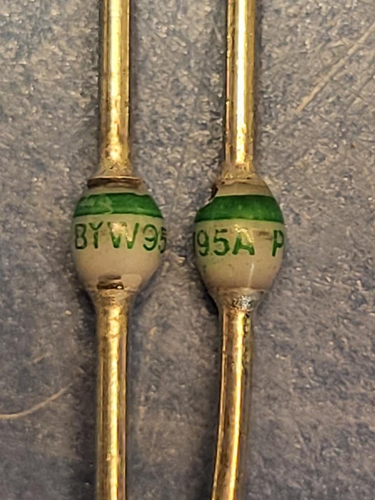 25x BYW95A Fast Recovery Diode 3A/200V, Verzenden, Nieuw
