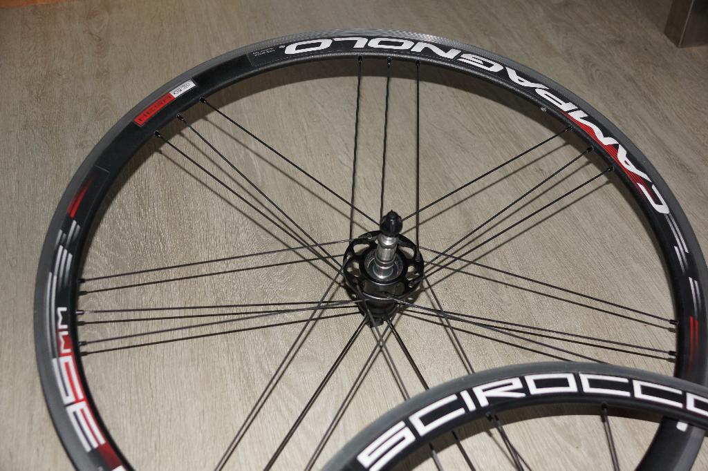 Campagnolo Scirocco wielen set nieuwstaat, Fietsen en Brommers, Wiel, Ophalen of Verzenden, Zo goed als nieuw, Aluminium