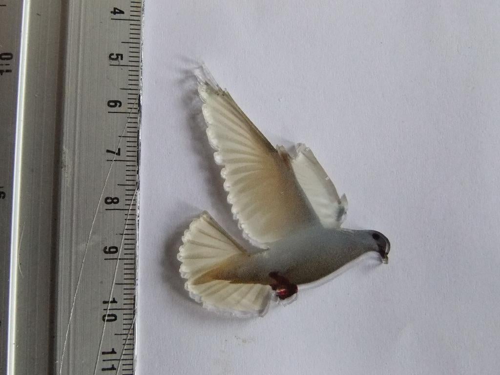 pin (speldje) vliegende witte  postduif, Verzenden, Nieuw, Overige onderwerpen