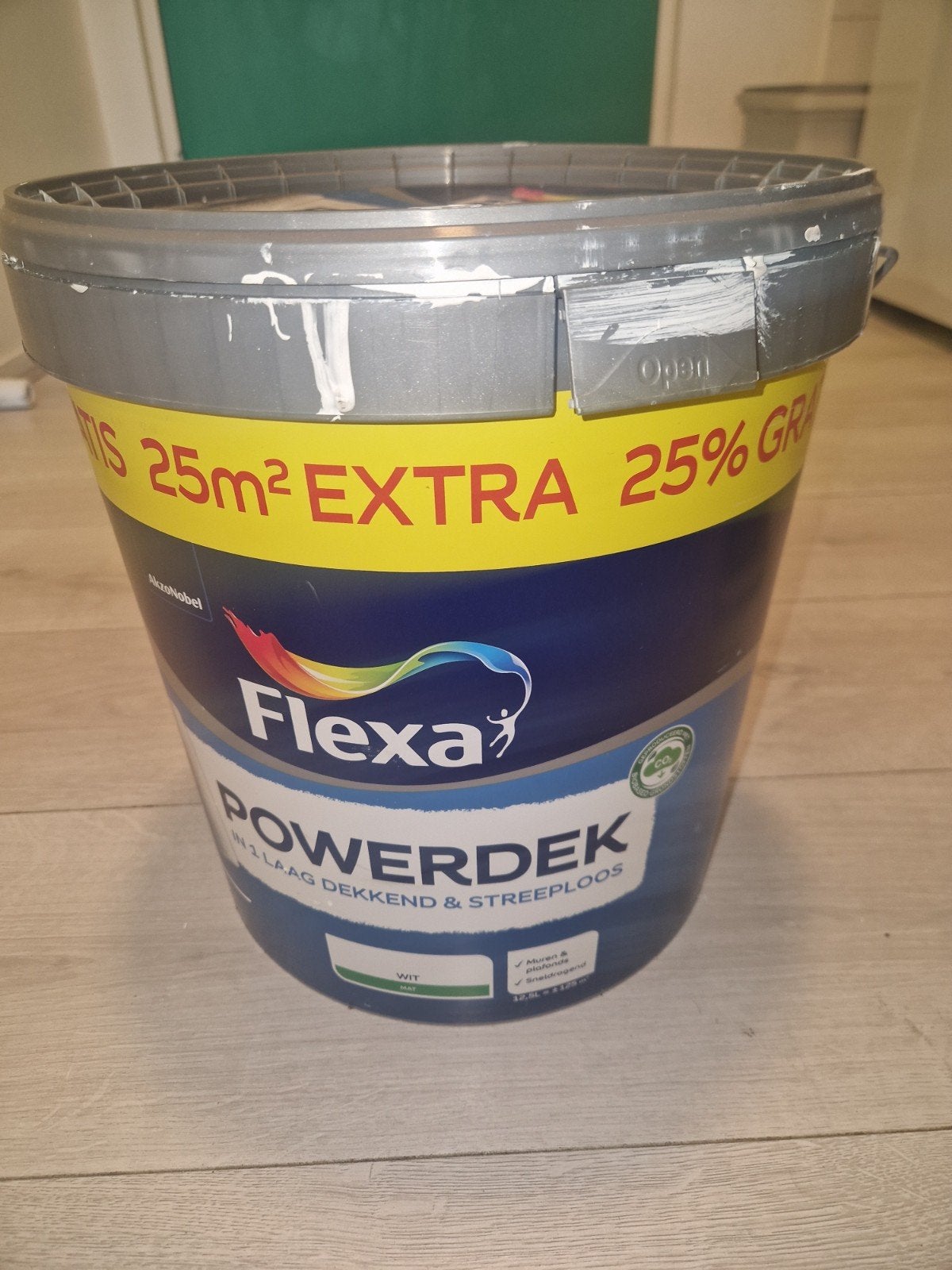 Flexa Powerdek Muurverf Wit, Ophalen, Wit