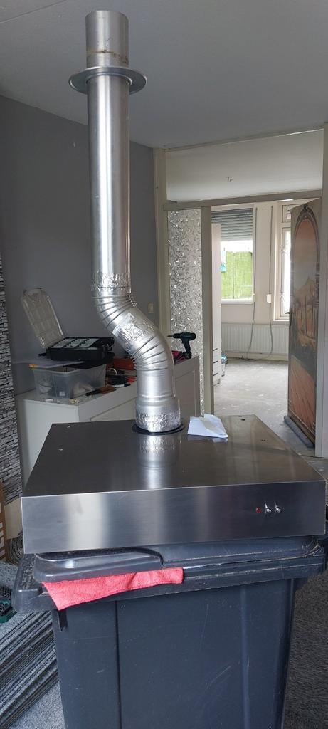 Itho afzuigkap - Nette gebruikte kap, Witgoed en Apparatuur, Afzuigkappen, Gebruikt, Vrijstaand, Wandschouwkap, 400 tot 600 m³ per uur
