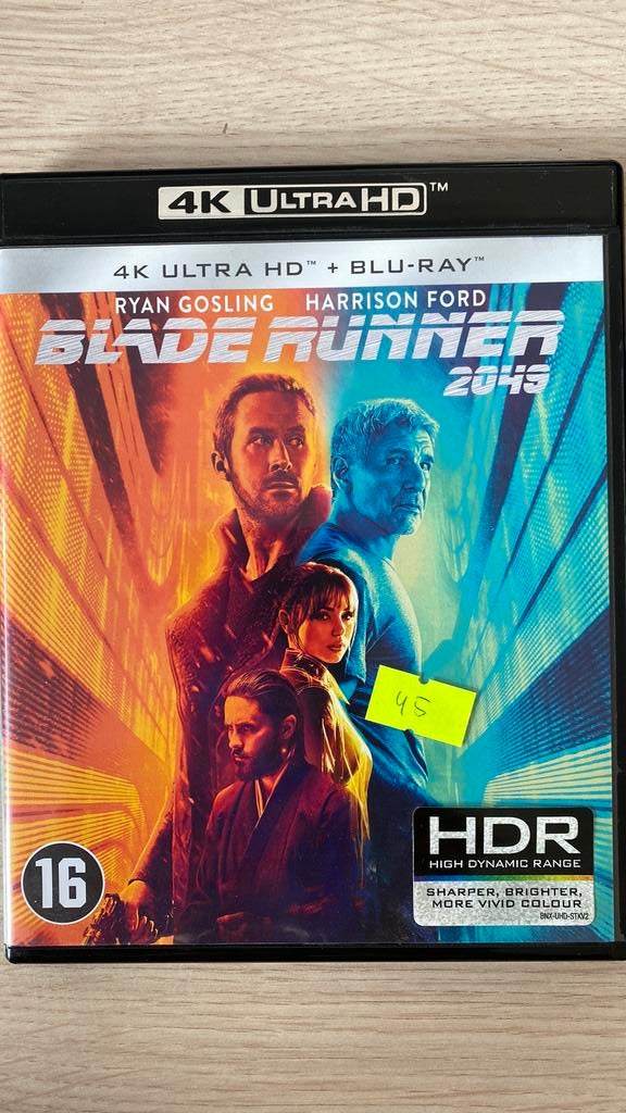 Blade runner 2049 4K blu ray NL versie, Cd's en Dvd's, Blu-ray, Ophalen of Verzenden, Zo goed als nieuw