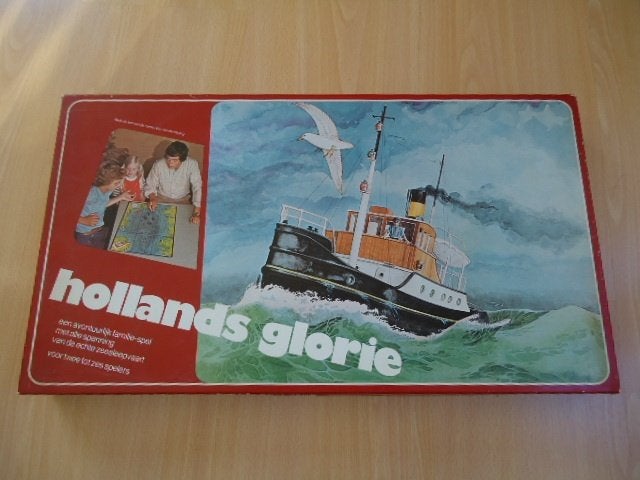 Hollands glorie, bordspel zeesleepvaart, vintage, Een of twee spelers, Ophalen of Verzenden, Zo goed als nieuw