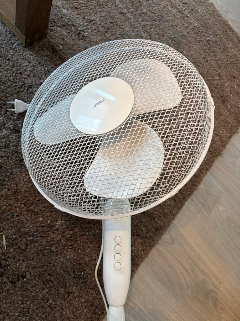 Princess ventilator met inklapbare poten - 40W, Ophalen, Gebruikt, Statiefventilator