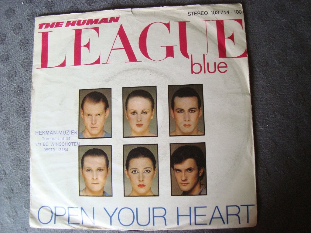 The human league- open your haert, Ophalen of Verzenden, Zo goed als nieuw, Pop