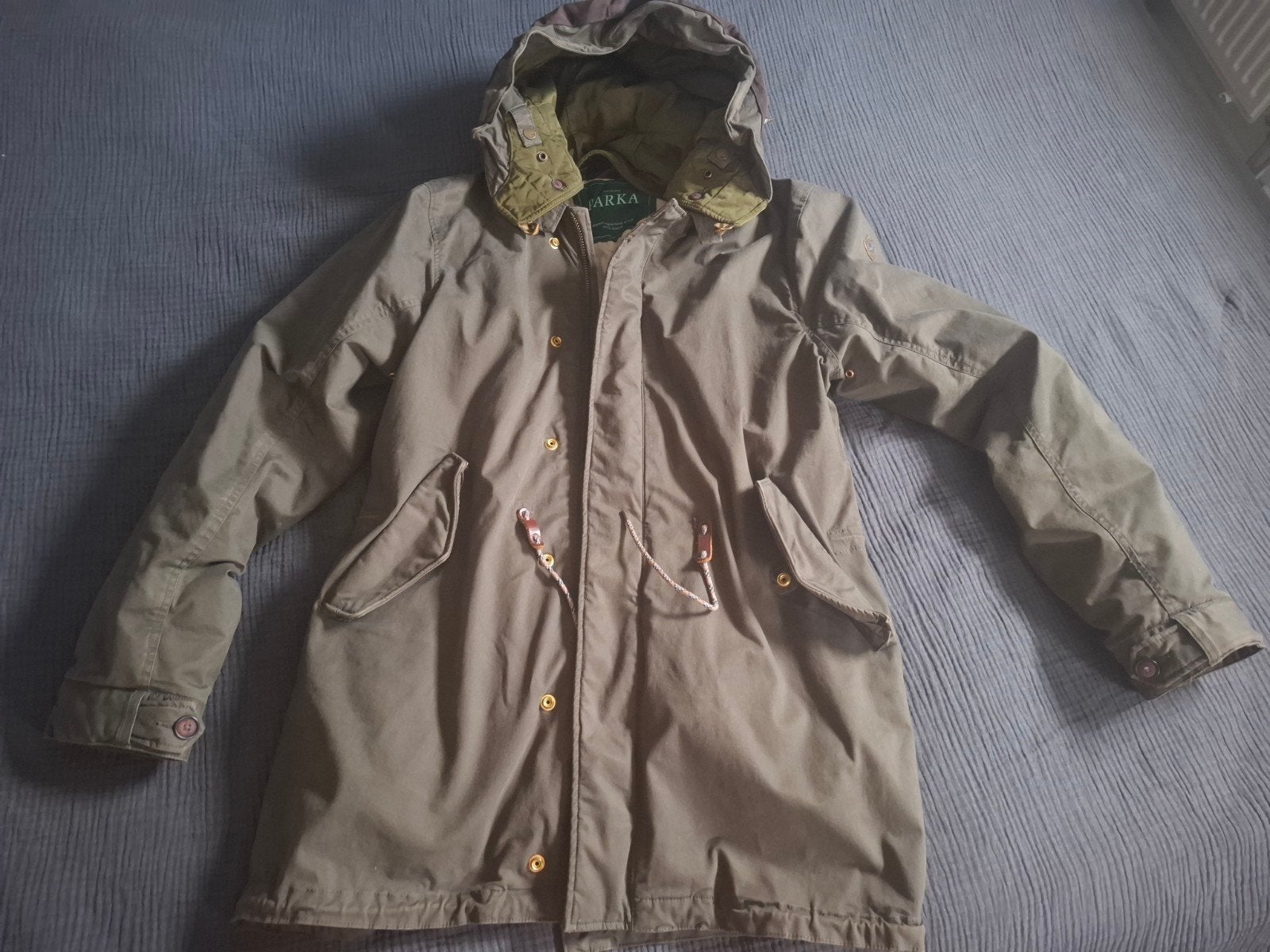 Scotch & Soda Parka - Warme winterjas maat L, Kleding | Heren, Maat 52/54 (L), Ophalen of Verzenden, Gedragen, Scotch & Soda