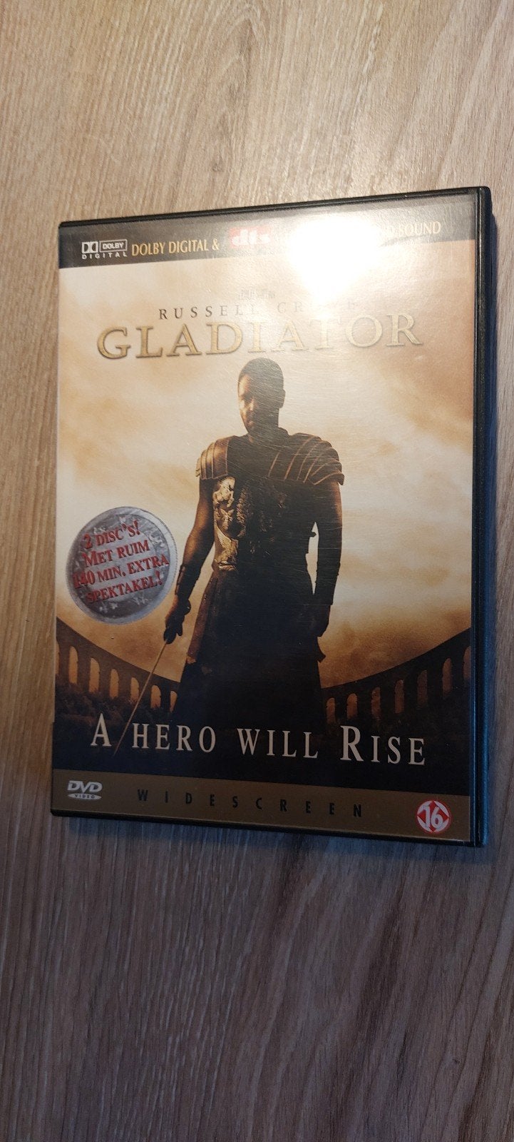 Gladiator DVD - Speciale editie met extra's, Cd's en Dvd's, Vanaf 16 jaar, Historisch of Kostuumdrama, Nederlands, Ophalen of Verzenden