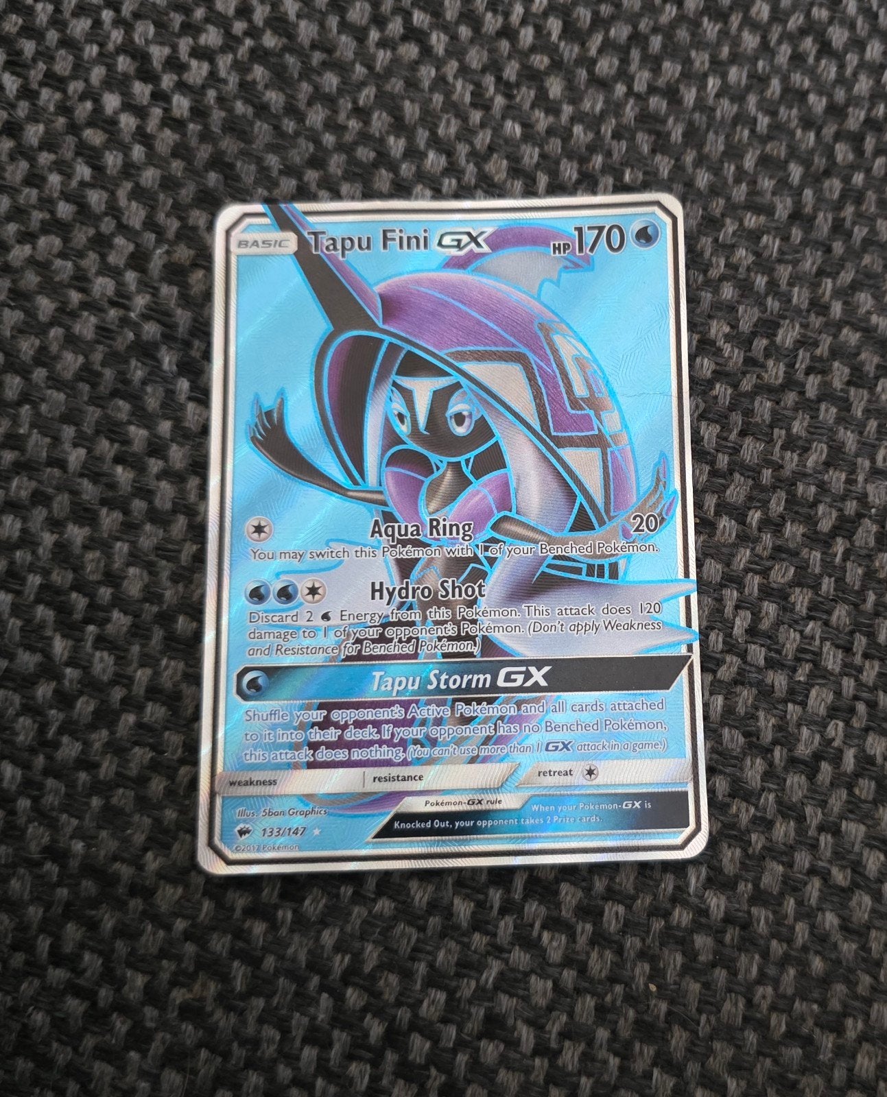 Pokemon Kaart Tapu Fini GX, Verzenden, Zo goed als nieuw, Losse kaart