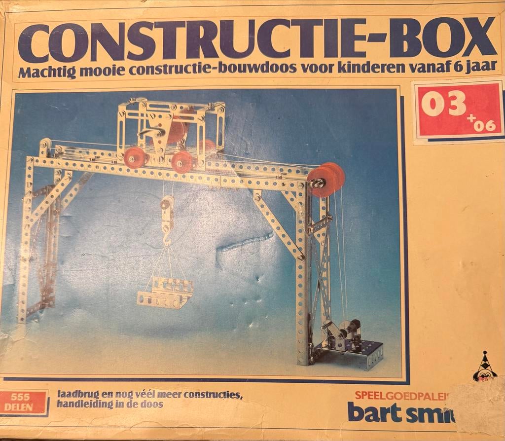 Constructie-Box Bart Smit - Vintage Bouwdoos, Ophalen of Verzenden, Gebruikt, Bouwen