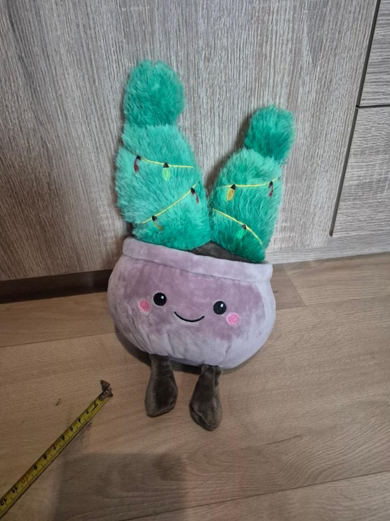 Knuffel kerst cactus plant, Ophalen of Verzenden, Zo goed als nieuw, Overige typen