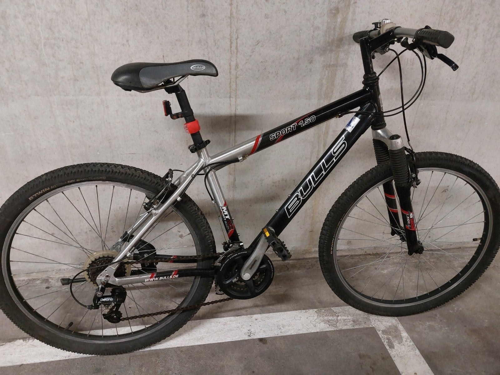 Bulls Sport 1.50 Mountainbike, Fietsen en Brommers, Gebruikt, Velgrem, 45 tot 49 cm, Geen vering