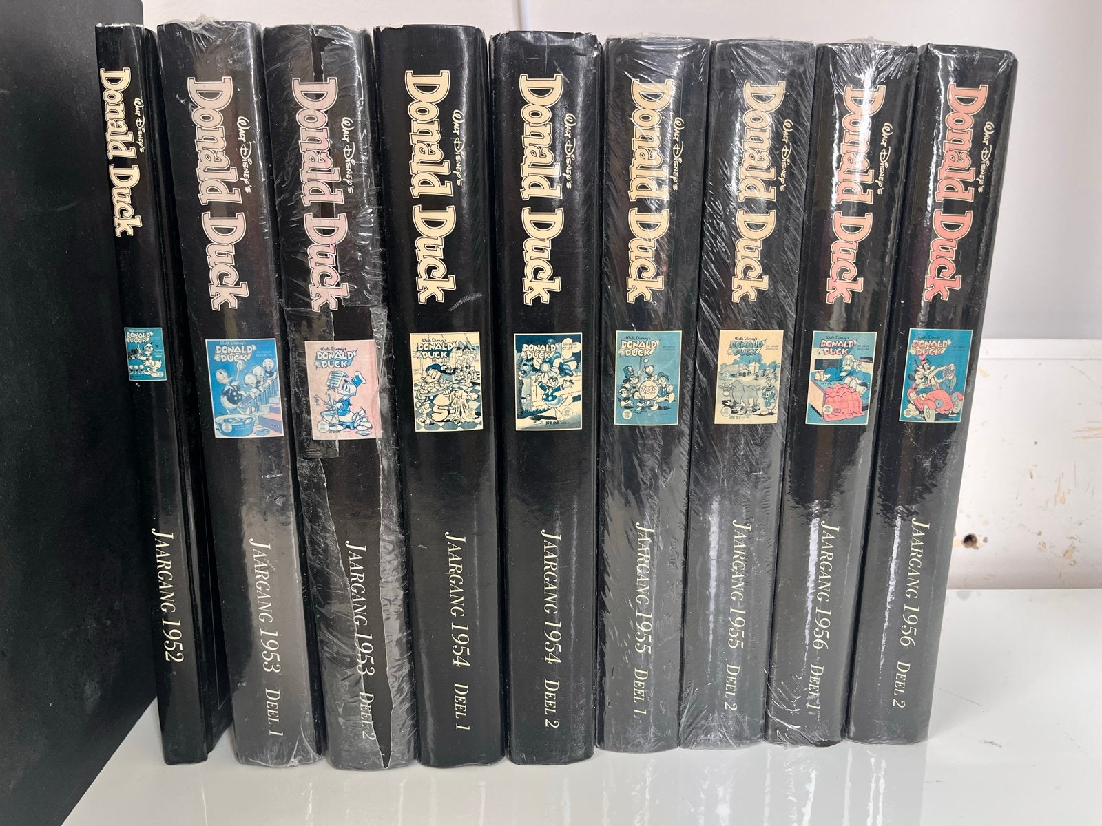 Donald Duck Facsimile Uitgave 2003, Jaargang 1952 t/m 1956, Complete serie of reeks, Ophalen, Zo goed als nieuw