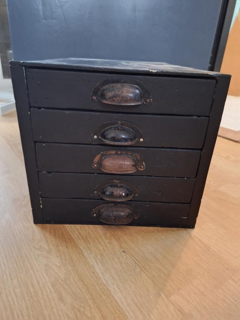 Laden kastje, Antiek en Kunst, Curiosa en Brocante, Ophalen of Verzenden
