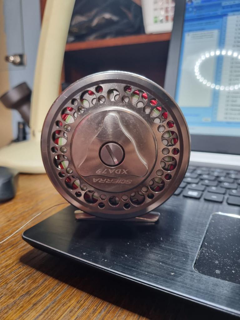 Scierra XDA 7/9 reel, Watersport en Boten, Hengelsport | Vliegvissen, Ophalen, Zo goed als nieuw, Molen