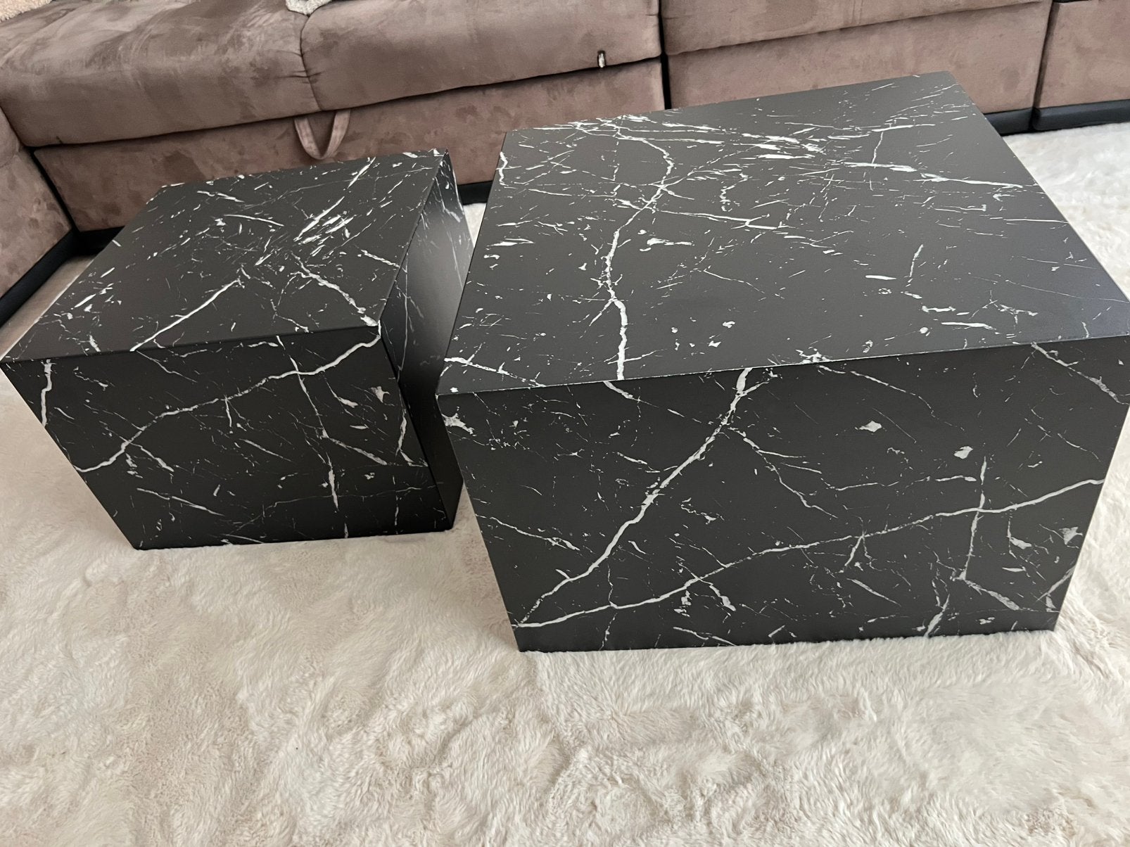 Salon tafels, Huis en Inrichting, Tafels | Salontafels, Ophalen, Zo goed als nieuw, Rond, 50 tot 100 cm