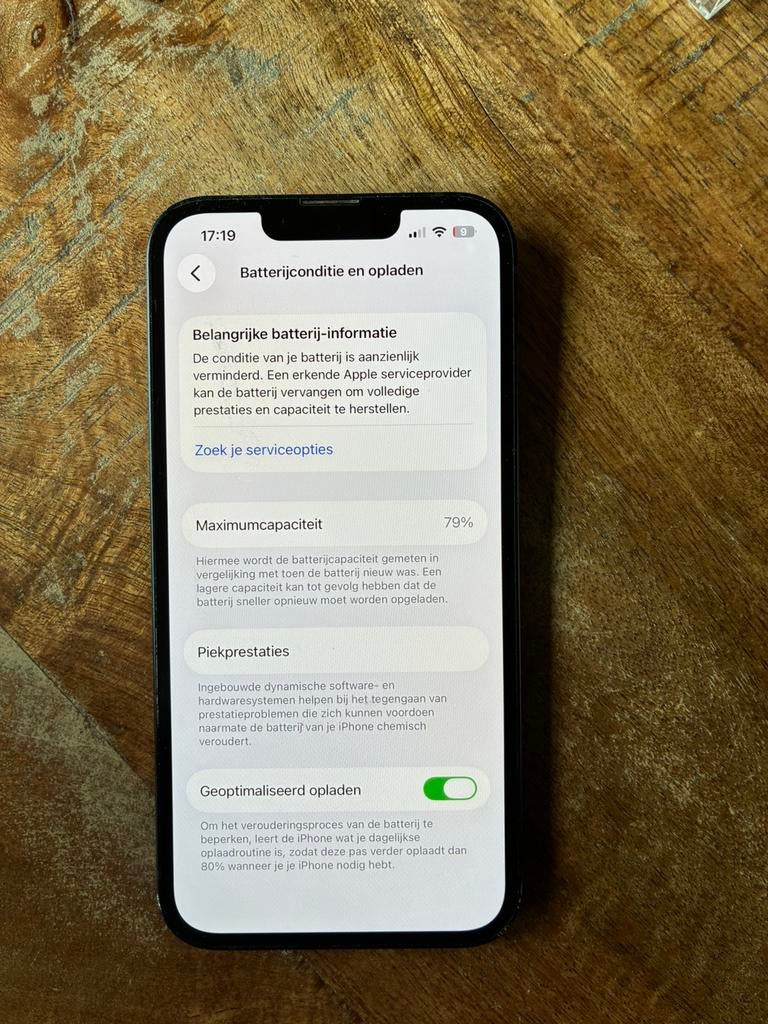 iPhone 13, Ophalen, IPhone 13, 79 %, 128 GB