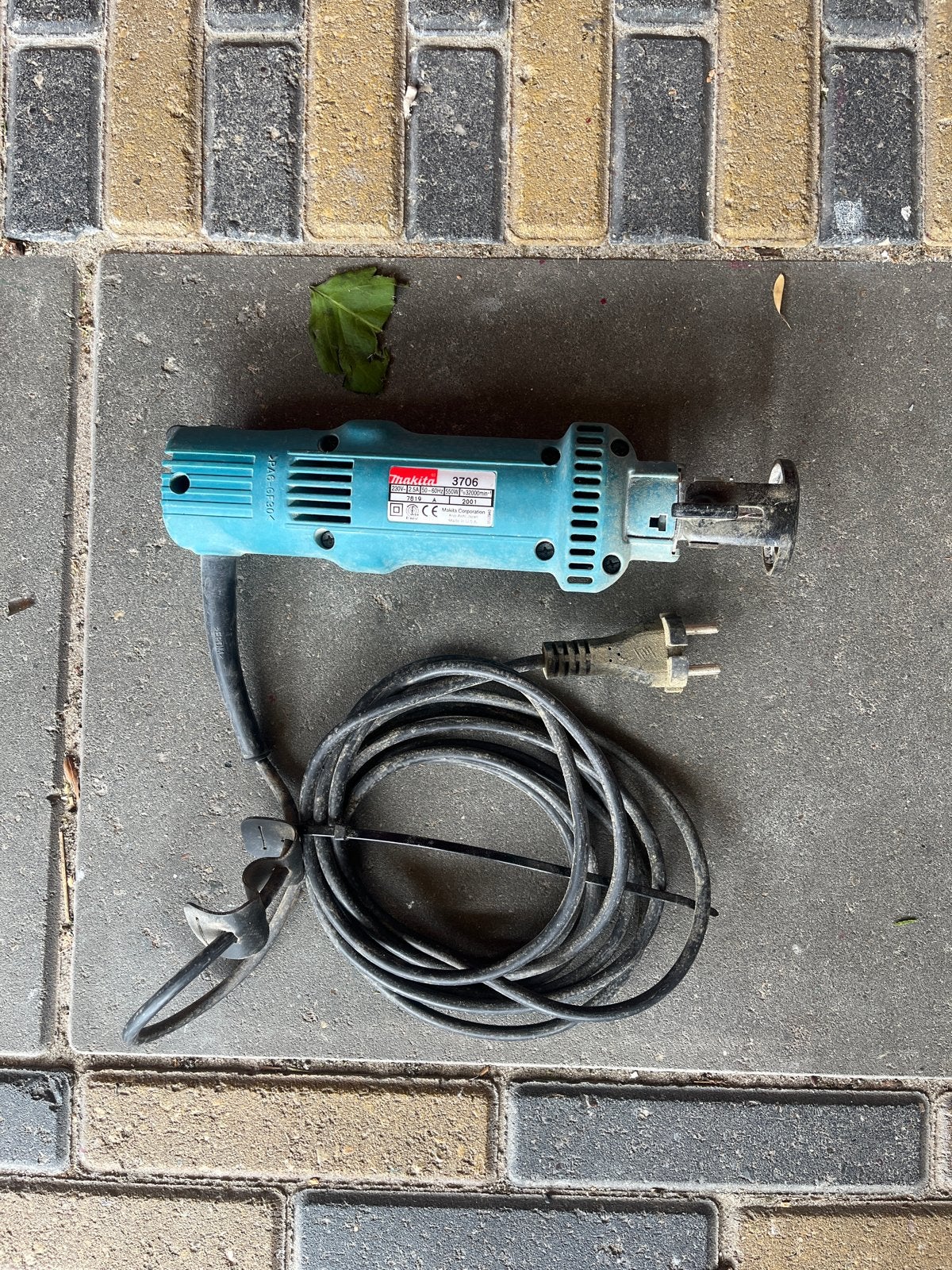 Makita 3706 gipsfrees / Muurfrees, Gebruikt, Overige typen, Ophalen of Verzenden, 30 tot 70 mm