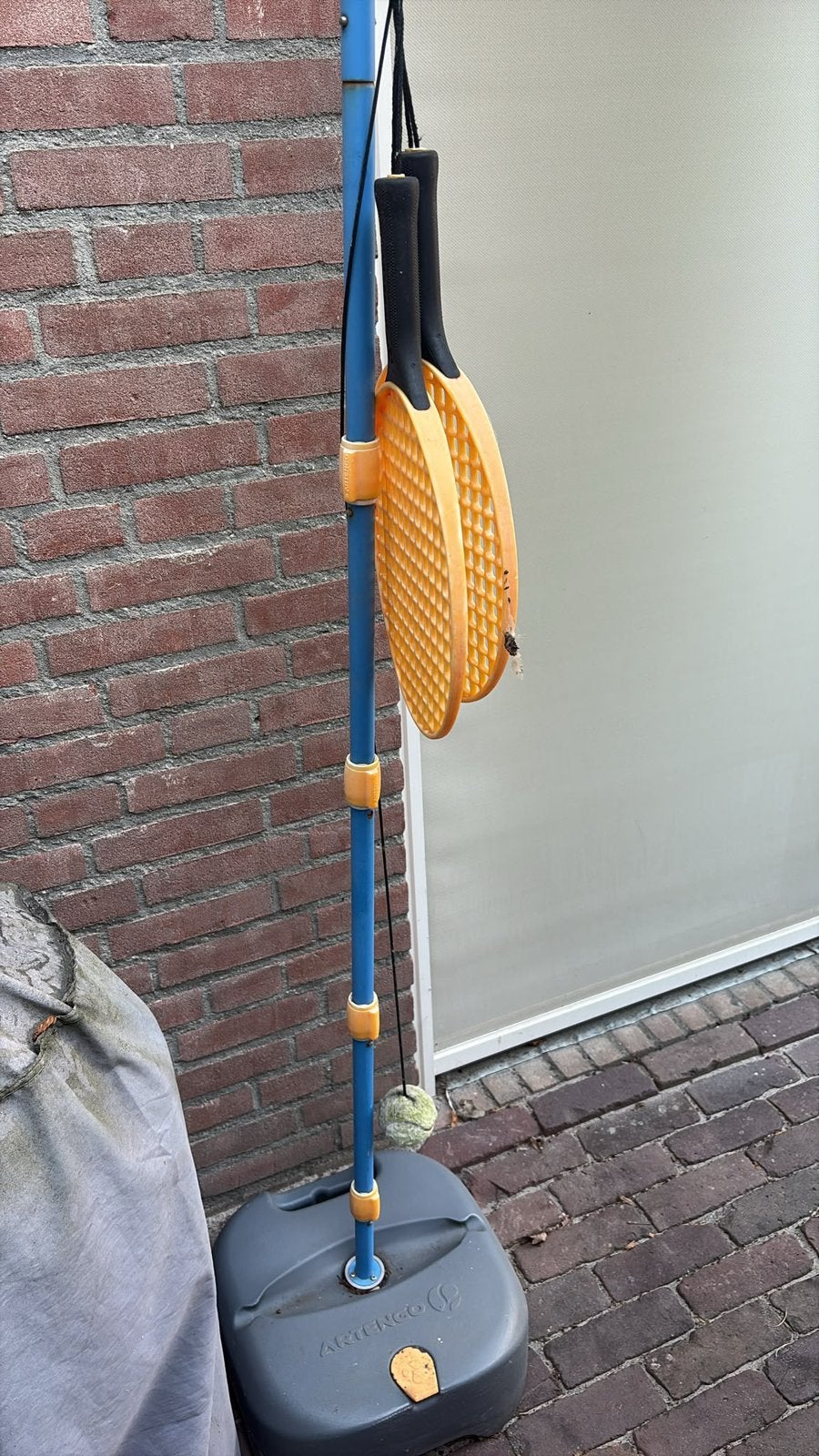 Tennispaal met rackets, Ophalen, Gebruikt