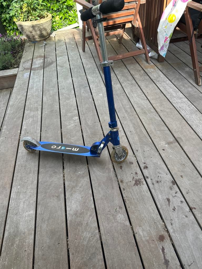 Micro step blauw - zelf mandje kiezen, Fietsen en Brommers, Steps, Ophalen of Verzenden, Gebruikt, Gewone step