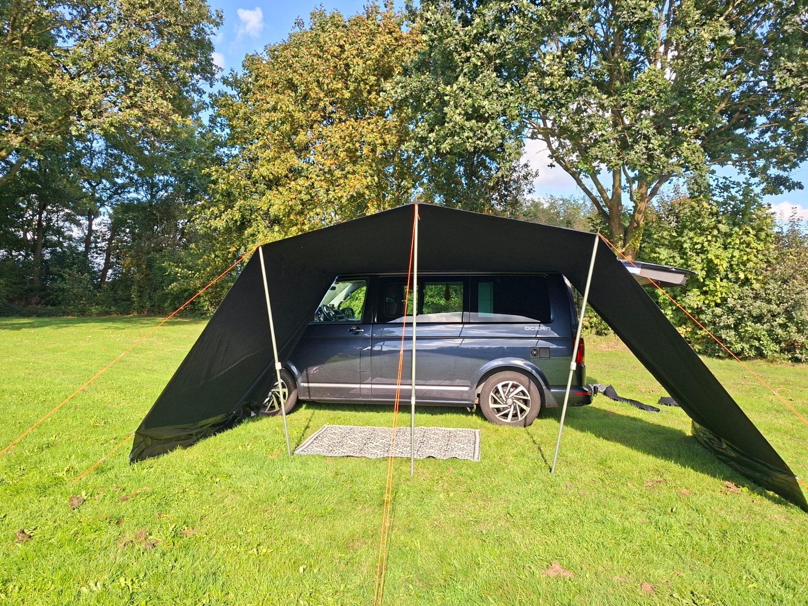 Zwarte luifel voor VW California 6.1, Ophalen, Zo goed als nieuw, Ten Cate All Season 240g/m2, Overige merken