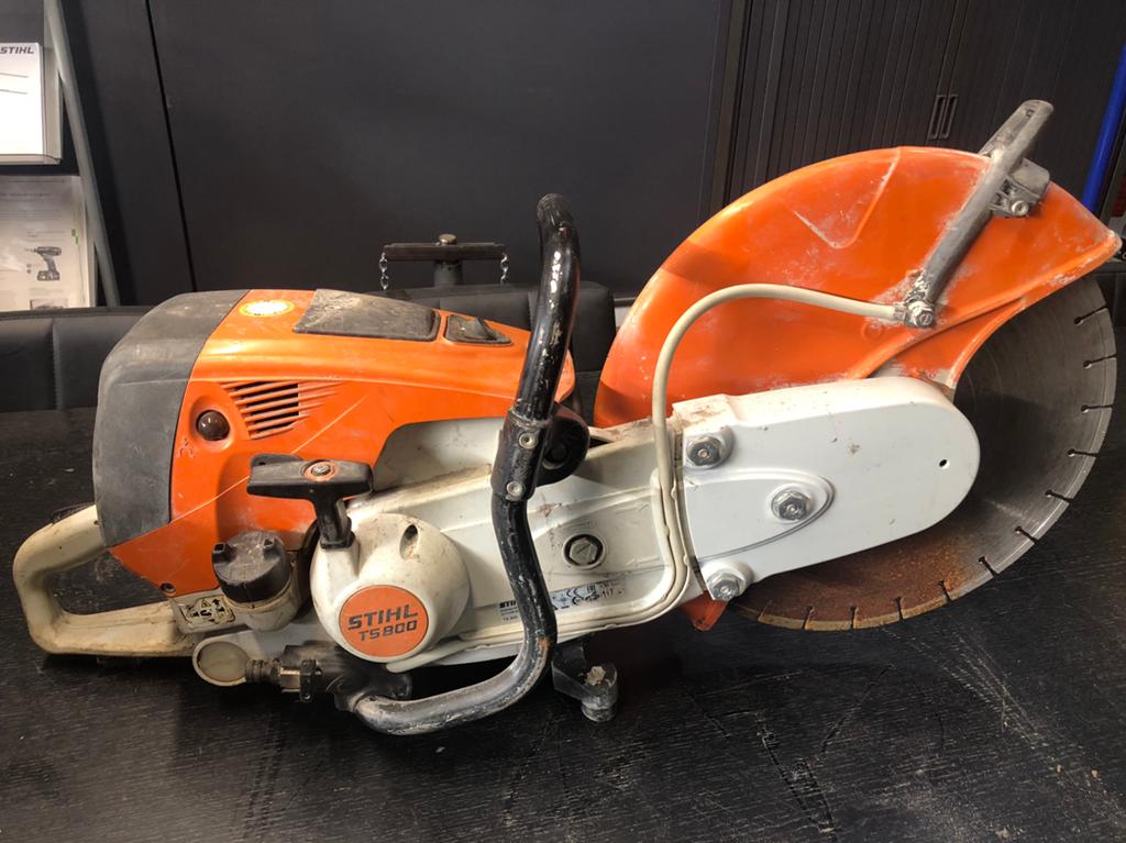 Stihl TS 800 doorslijper - Krachtige betonzaag, Doe-het-zelf en Verbouw, Gereedschap | Zaagmachines, Ophalen, Gebruikt, 70 mm of meer