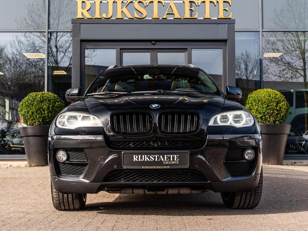 BMW X6 xDrive40d High Executive|PANO|MEMORY|HEAD-UP|360°, Auto's, BMW, Euro 5, Gebruikt, Zwart, 4 stoelen
