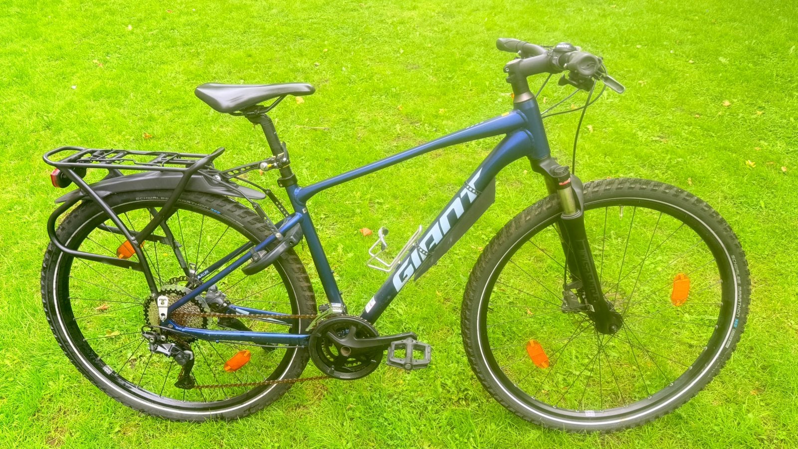 Nette goede mooie unisex MTB Giant Roam 46cm 10 speed, Fietsen en Brommers, Ophalen, Gebruikt, Hardtail, 45 tot 49 cm