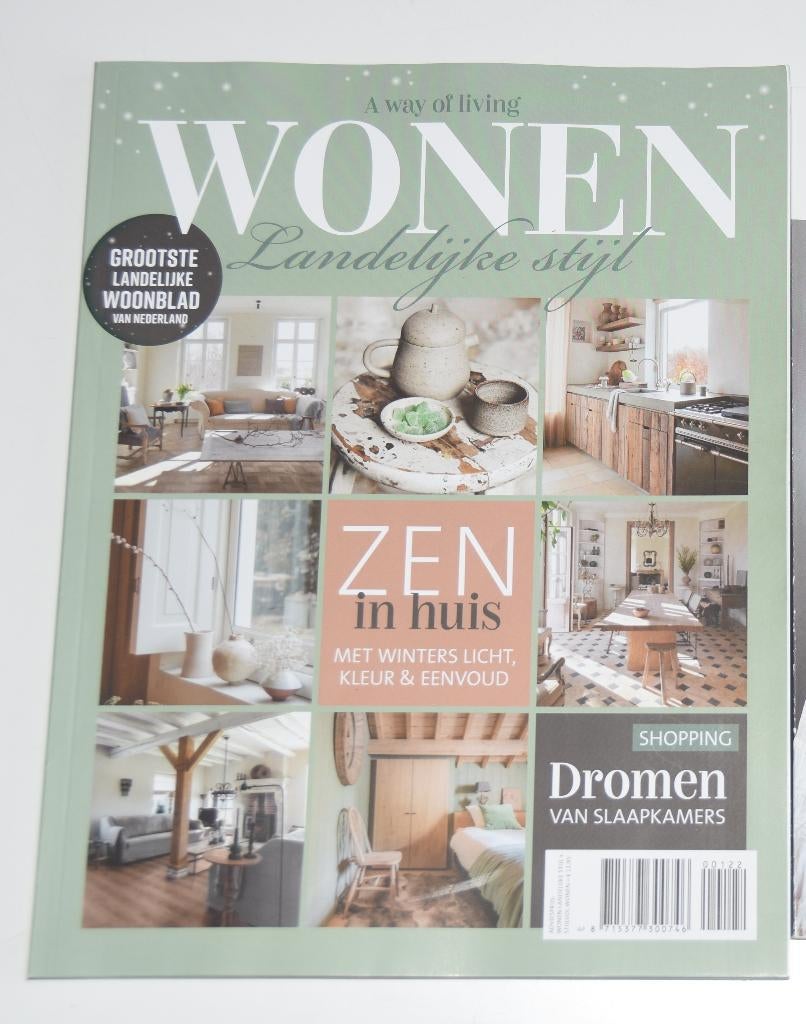 Wonen Landelijke stijl tijdschriften, Boeken, Tijdschriften en Kranten, Verzenden, Zo goed als nieuw, Overige typen