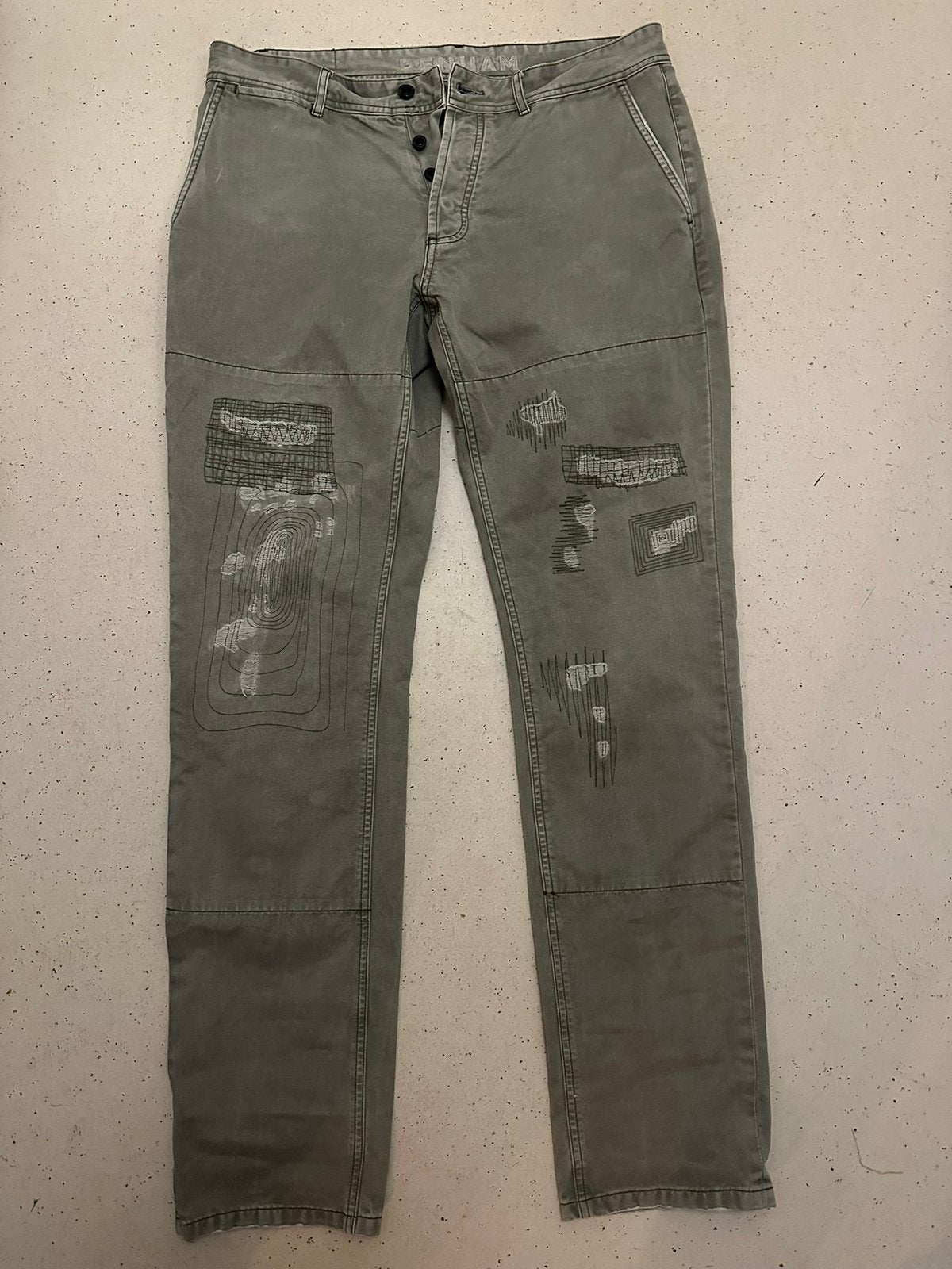 Denham japan red label jeans maat 32-34 grijs zeer mooi!, Ophalen of Verzenden, Zo goed als nieuw, Grijs, W32 (confectie 46) of kleiner