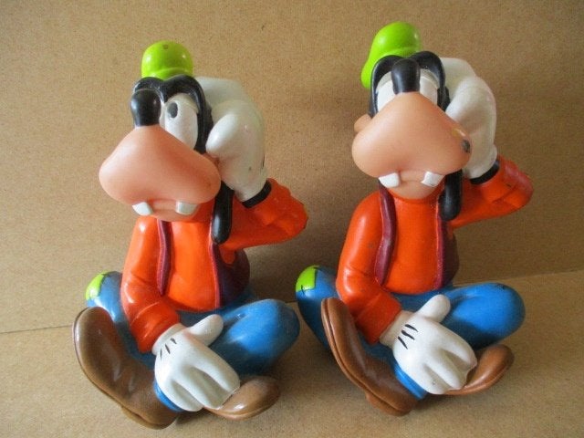 adv10197 goofy piep figuur, Verzamelen, Ophalen, Goofy of Pluto, Gebruikt, Beeldje of Figuurtje