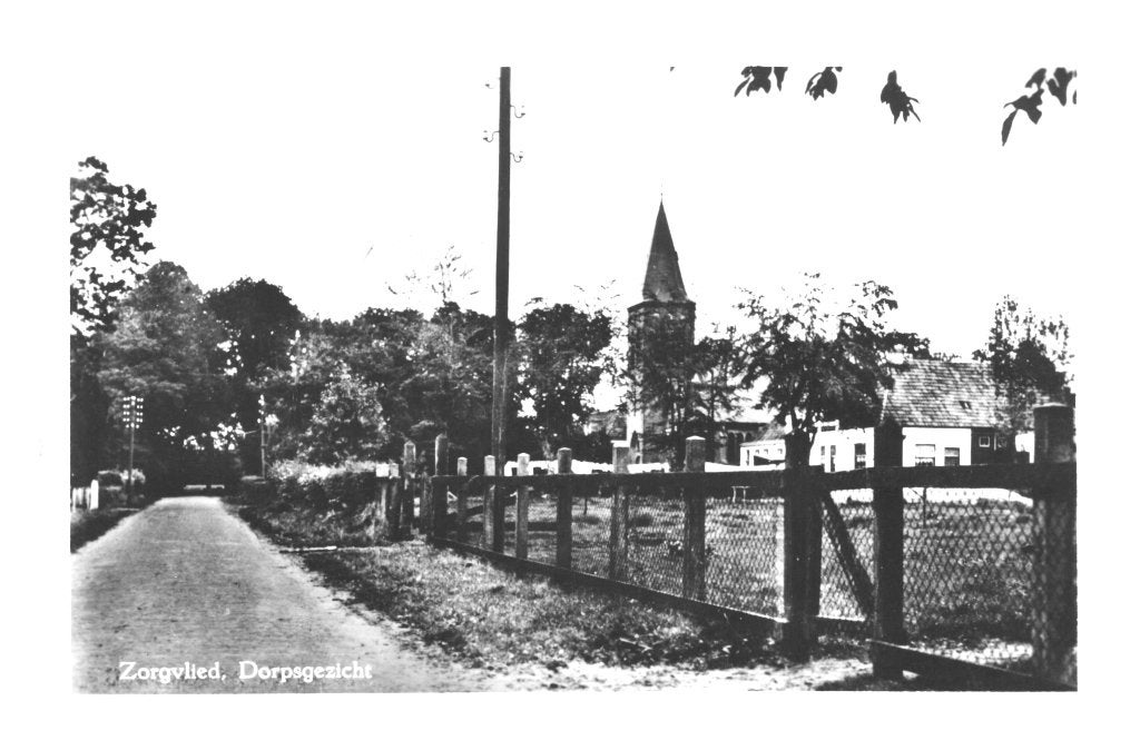 988561 Zorgvlied Drenthe 1956 Nette oude kaart Onbeschreven, Ophalen of Verzenden, 1940 tot 1960, Ongelopen, Drenthe