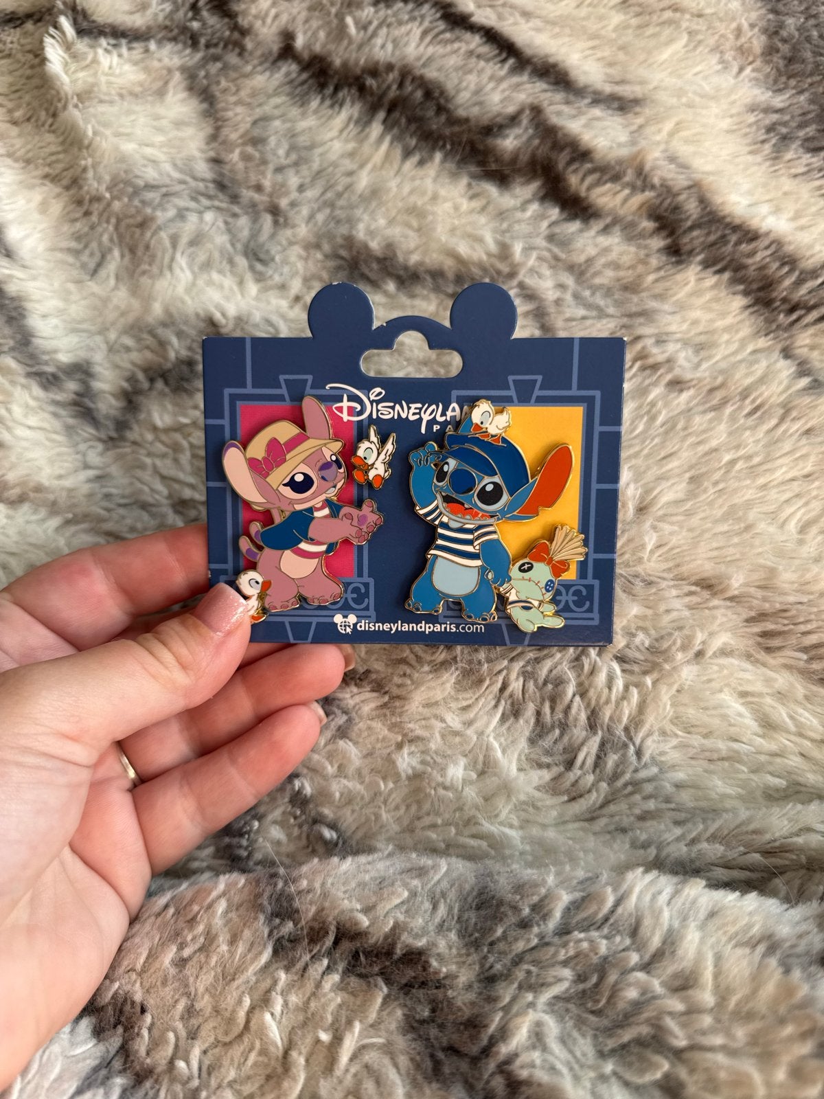 Disney Stitch en Angel Pins - Disneyland Parijs, Ophalen of Verzenden, Overige figuren, Nieuw, Overige typen