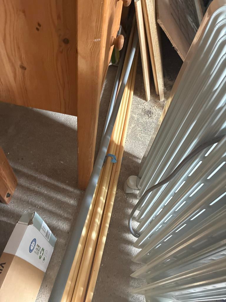 8x Buizen, ca. 2,5-3 meter lang stroom, Doe-het-zelf en Verbouw, Metalen, Ophalen, Zo goed als nieuw