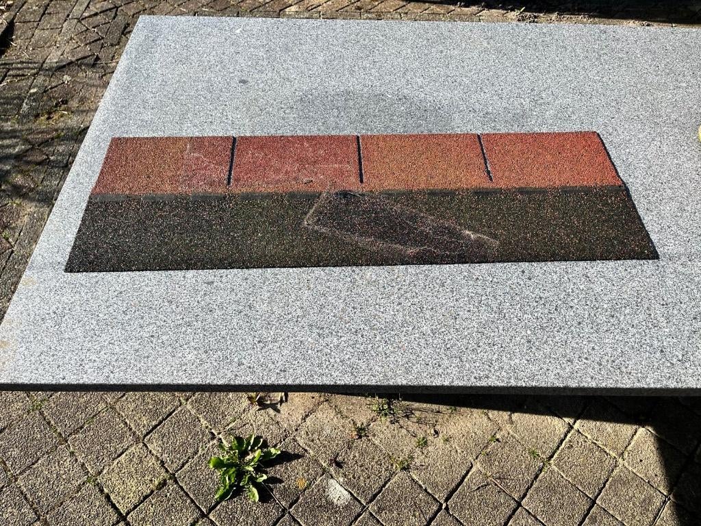 IKO Rode dakshingles, Doe-het-zelf en Verbouw, Dakpannen en Dakbedekking, Ophalen, Overige materialen, 5 tot 10 m², Zo goed als nieuw