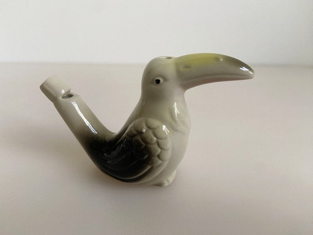 Toekan Fluitje 9 cm, Ophalen of Verzenden, Gebruikt, Beeldje of Figuurtje