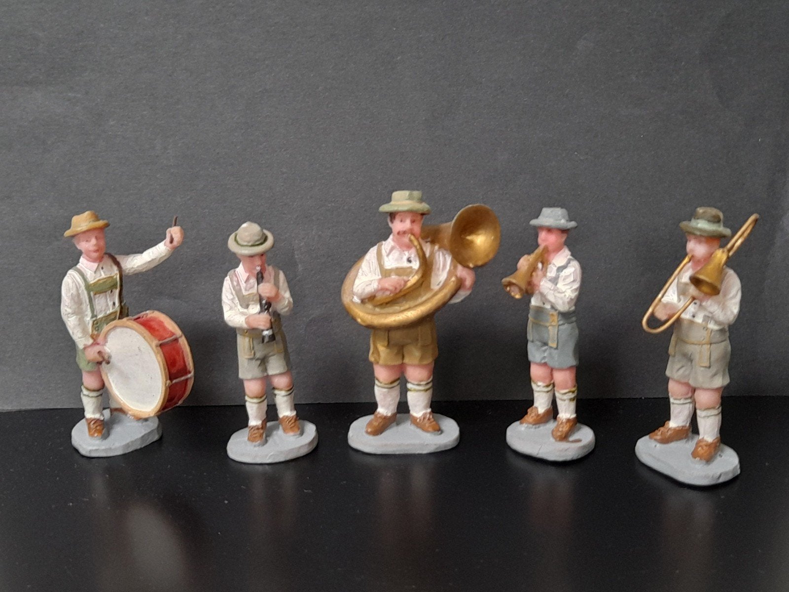 lemax a22  oom pah band kerstdorp kersthuisjes, Verzenden