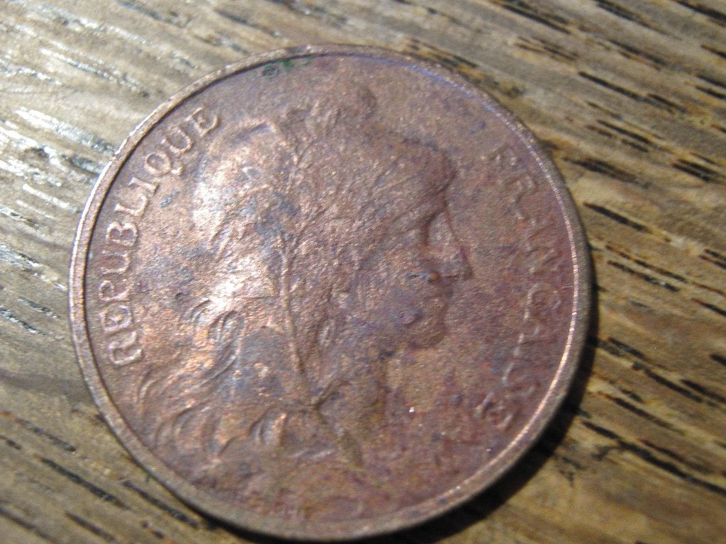 Oorlogsmunt WWI Frankrijk 5 Centimes 1916 #396, Ophalen of Verzenden, Frankrijk, Losse munt