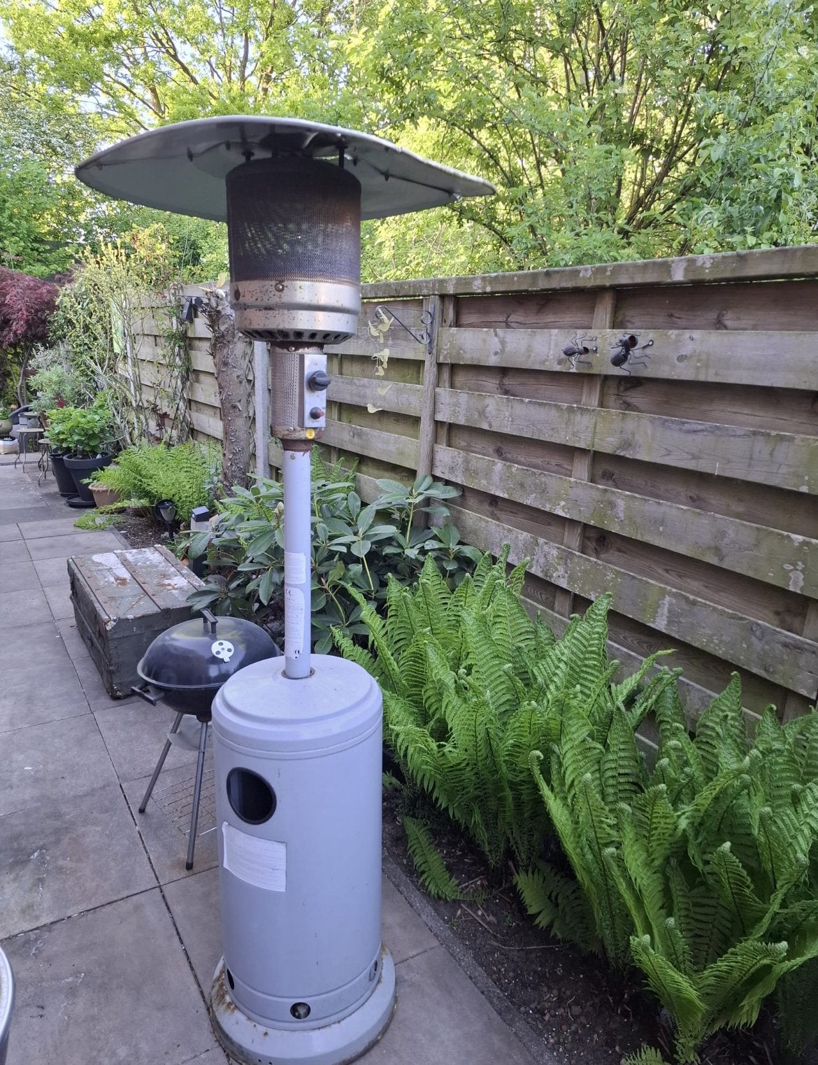 Terrasverwarmer Gasheater voor buiten, Tuin en Terras, Ophalen of Verzenden, Gebruikt, Gas, Vloer