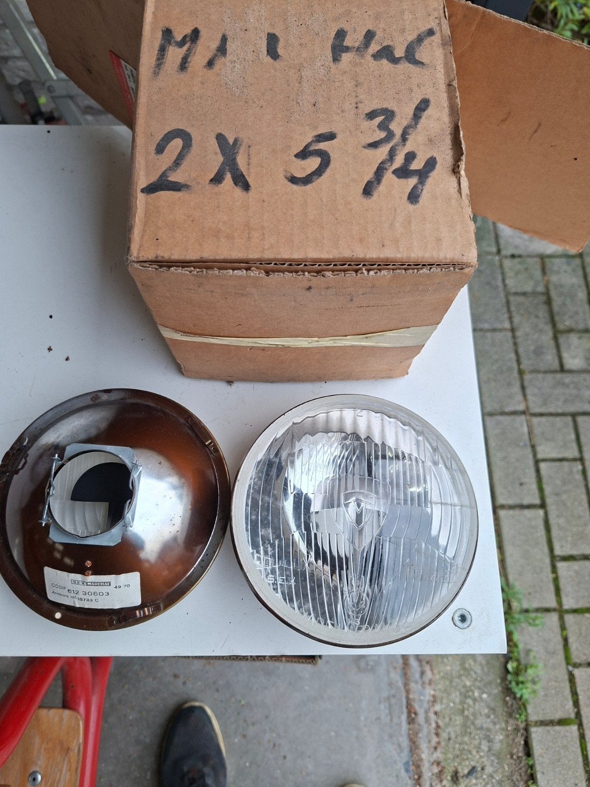 marchal SEV  koplampen (2x 5 3/4 inch) - Nieuw in doos, Auto-onderdelen, Ophalen of Verzenden, Nieuw, Universele onderdelen