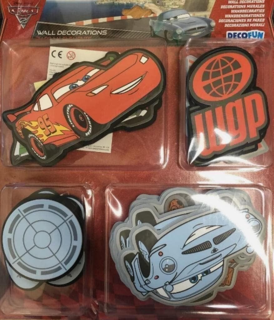 23 Disney Cars foam muurstickers * NIEUW IN VERPAKKING *, Nieuw, Wanddecoratie, Meerkleurig, Zelfklevend