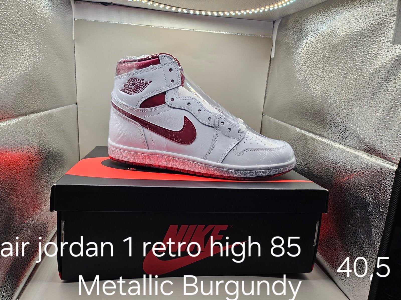 Nike Air Jordan 1 Retro High 85 Metallic Burgundy, Overige kleuren, Verzenden, Nike, Nieuw