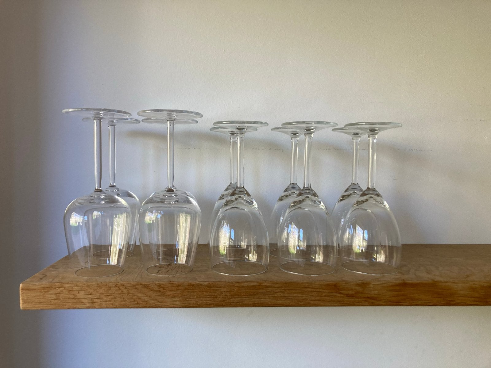 Iittala wijnglazen set: 4 rood, 6 wit, Verzenden