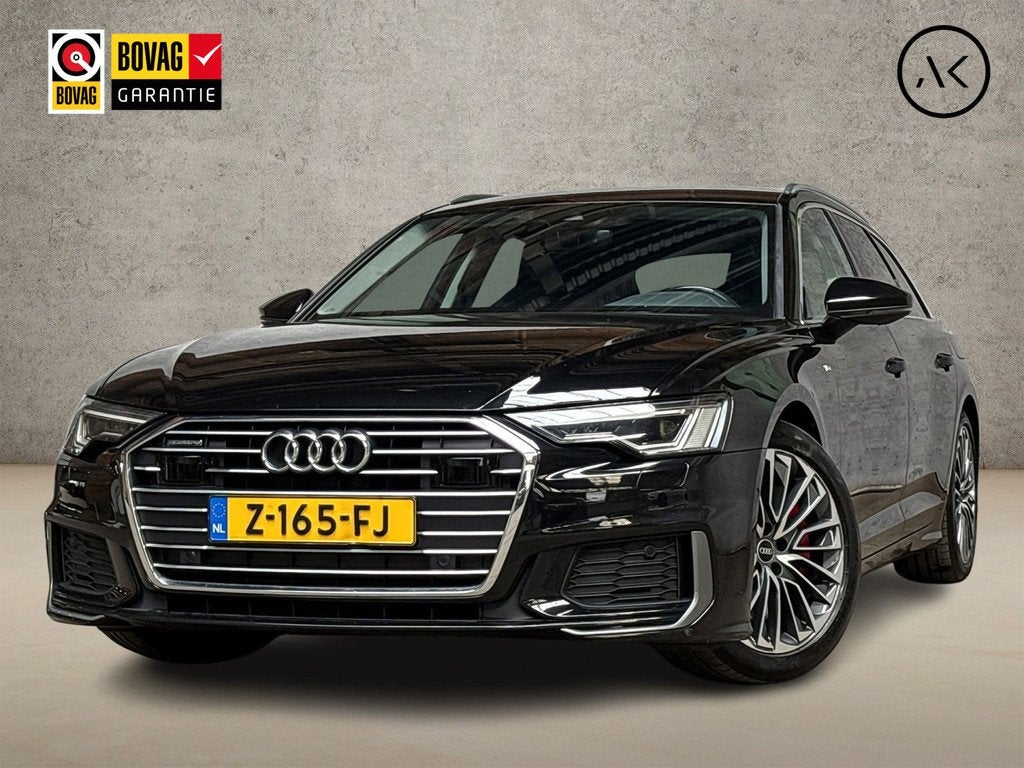 Audi A6 Avant 55 TFSI e quattro S-Line Competition 368Pk Aut, Auto's, Audi, Automaat, 12 maanden, Gebruikt, Zwart