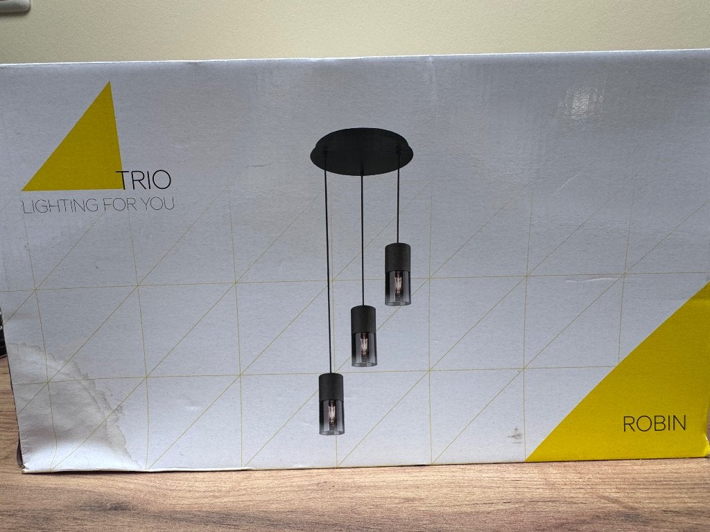 Trio Lighting Robin Hanglamp – Moderne 3-Lichts Hanglamp, Ophalen of Verzenden, Metaal