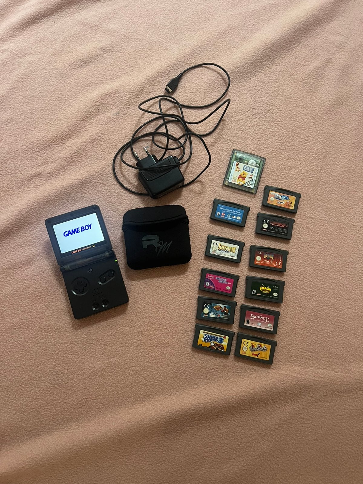 Gameboy advance sp, Spelcomputers en Games, Spelcomputers | Nintendo Game Boy, Ophalen, Zo goed als nieuw, Game Boy Advance SP