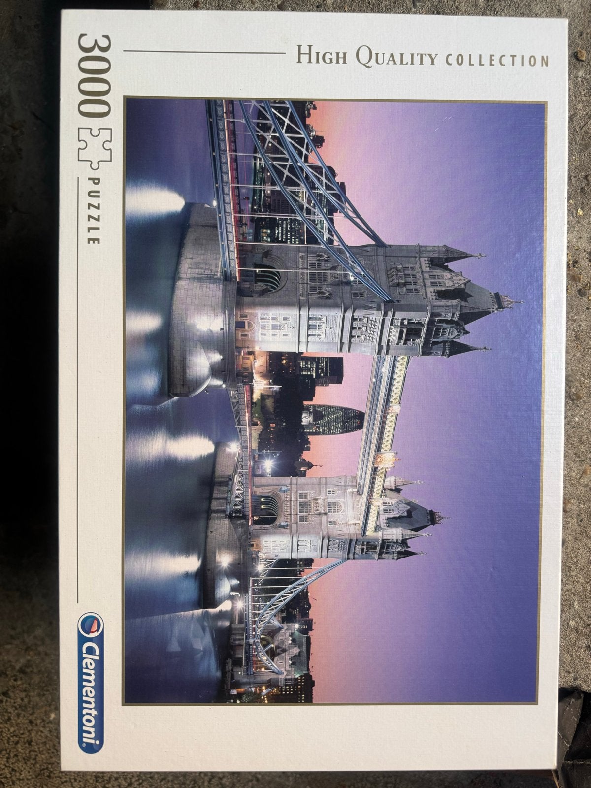 Clementoni Tower Bridge Puzzel 3000 stukjes, Ophalen, Meer dan 1500 stukjes, Zo goed als nieuw, Legpuzzel