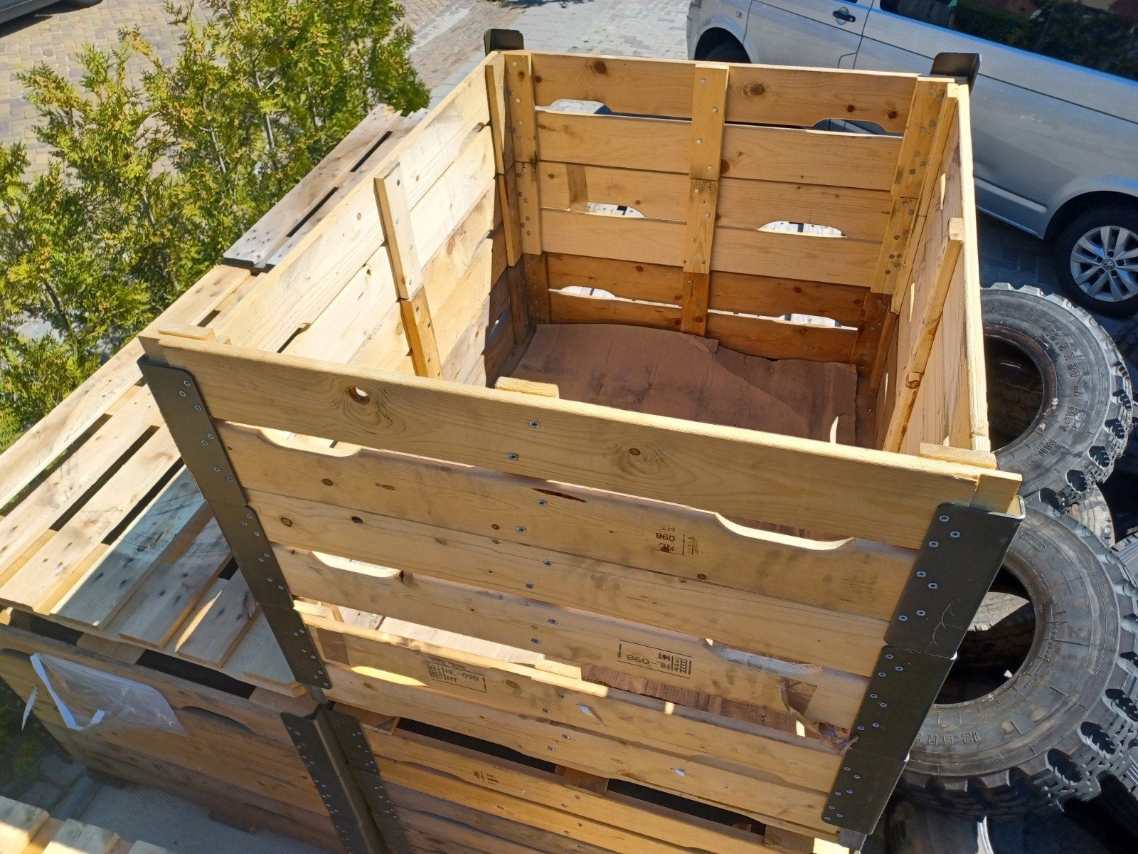 kuub kisten bakken pallet, Doe-het-zelf en Verbouw, Ophalen of Verzenden, 50 mm of meer, Pallet, Minder dan 200 cm