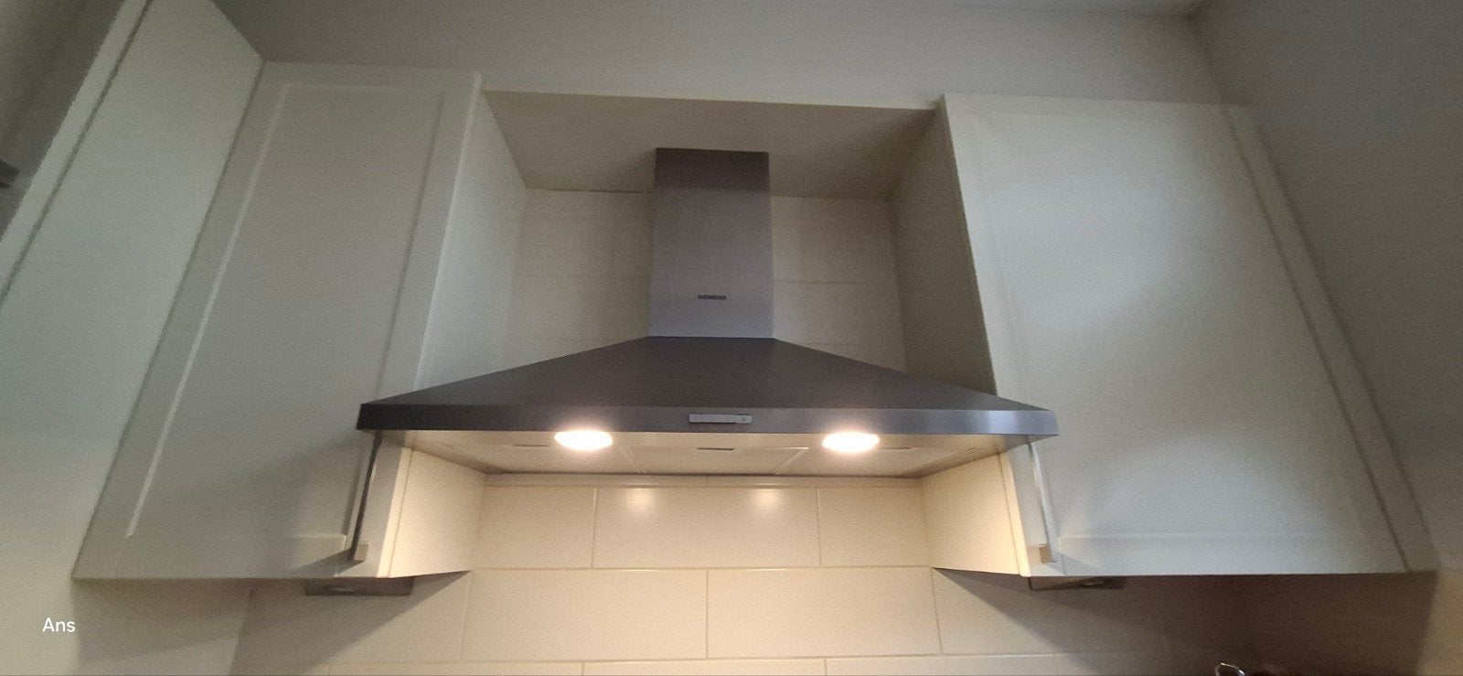 Siemens RVS Afzuigkap, Witgoed en Apparatuur, Ophalen, Gebruikt, Wandschouwkap, Vrijstaand